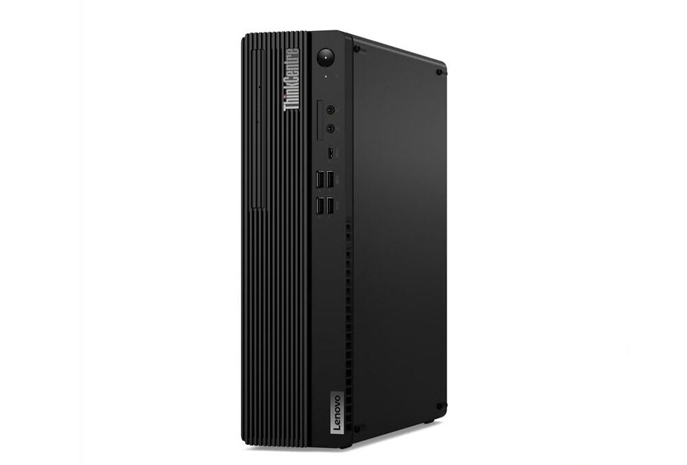 Lenovo desktops for business setup in a modern office