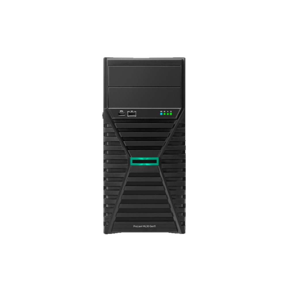 HPE ML30 Gen11 Server front view with Intel E‑2414 4-core CPU and 32GB RAM